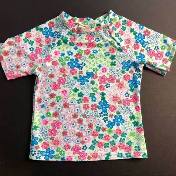 Floatimini Floral Rash Guard Size 5 - Picture 1 of 4